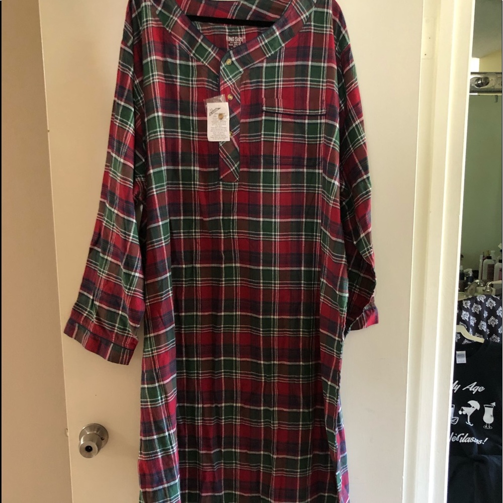 Nightshirt/nightgown plaid